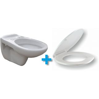 Sanifun toilette suspendu Macarena 54 Blanc combi. 1