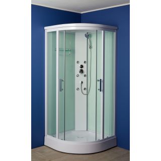 Cabine de douche complète Sanifun Ismaël 90 x 90 sans silicone. 1