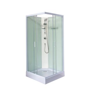 Cabine de douche complète Sanifun Kristof 80 x 80  sans silicone. 1