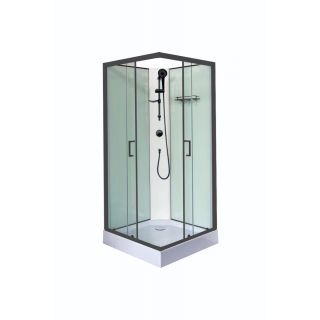 Cabine de douche complète Sanifun Martin 80 x 80  sans silicone.1