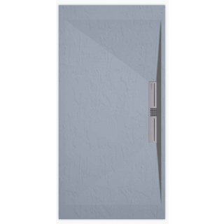 Sanifun receveur de douche Stone Side Gray Slate 110 x 90 P. 1