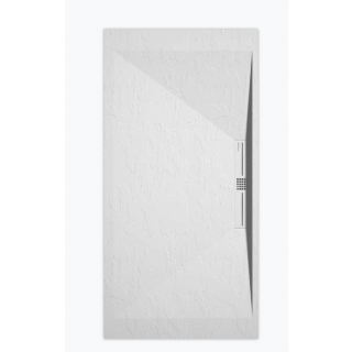 Sanifun receveur de douche Stone Side White Slate 120 x 90 P. 1